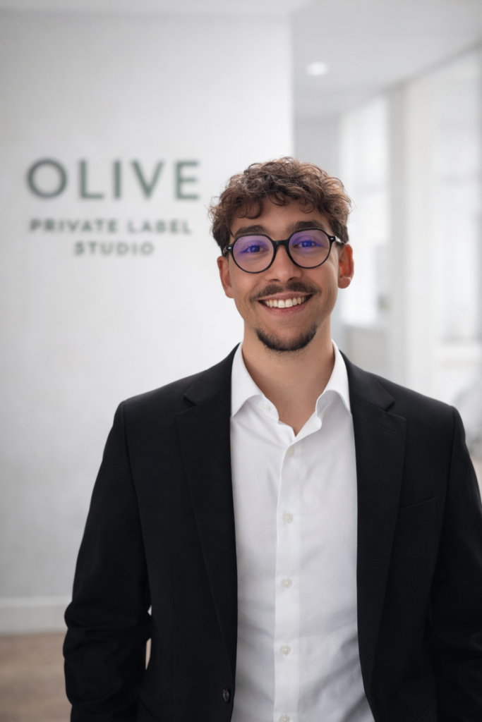 Romain Lavrilloux, founder of Olive Private Label Studio